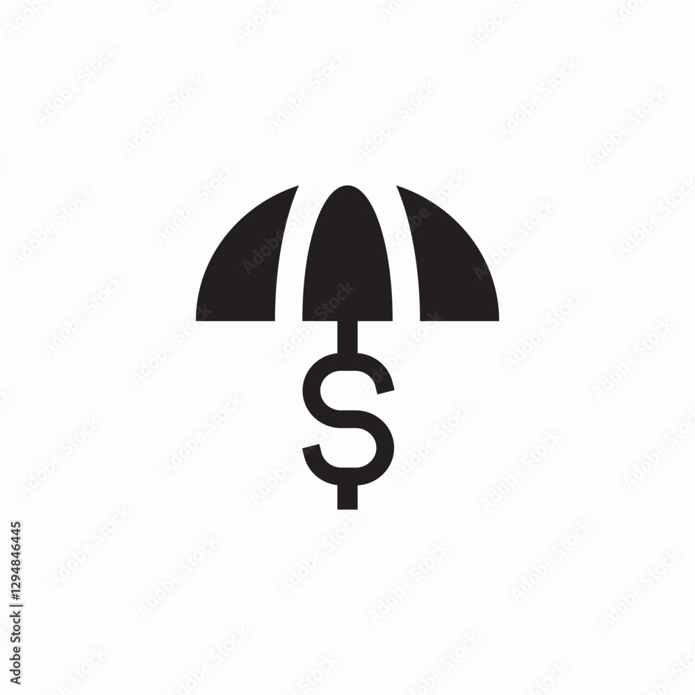 financial protection icon sign vector financial protection icon sign vector