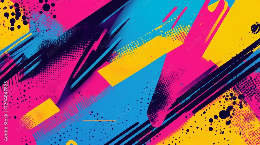Dynamic Abstract Composition with Gakuen Anime and Orphism Fusion Style Dynamic Abstract Composition with Gakuen Anime and Orphism Fusion Style