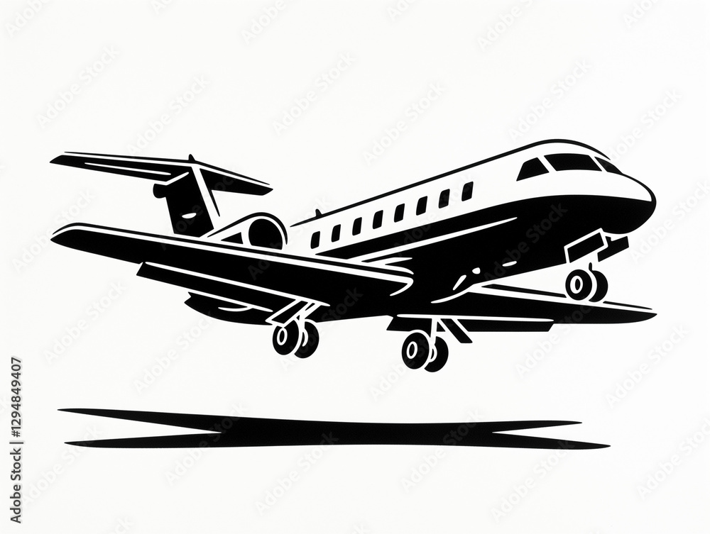 airplane in the sky