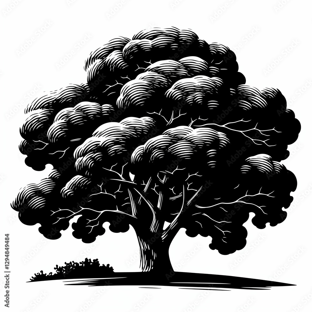 vector illustration of a tree