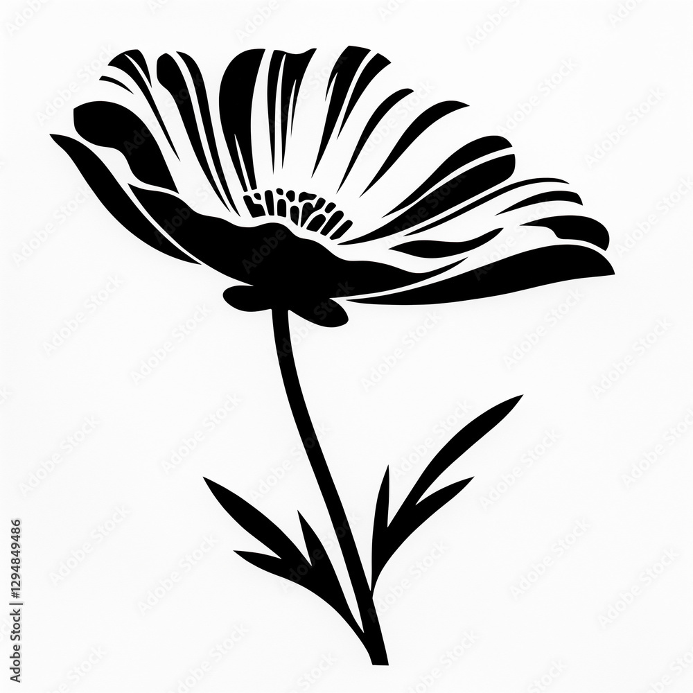vector illustration of flower