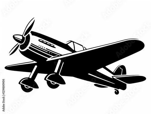 airplane isolated on white