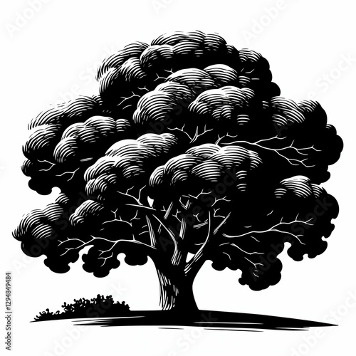 vector illustration of a tree