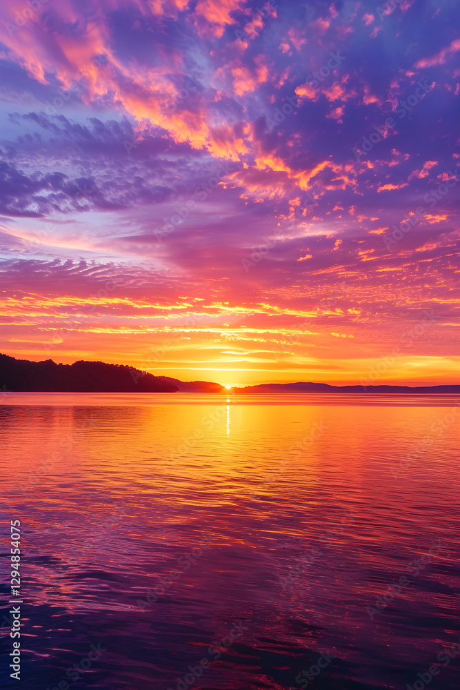 Sunrise Over Serene Lake – A Tranquil Morning Displaying Nature's Beauty and Promise of a New Day Sunrise Over Serene Lake – A Tranquil Morning Displaying Nature's Beauty and Promise of a New Day