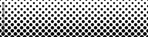 Monochrome repeating geometric circle pattern background - abstract black and white vector design