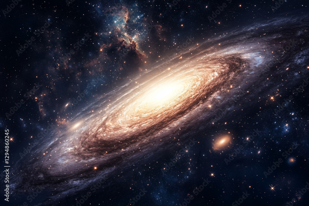 Dazzling Deep Space Vista Showcasing Swirling Galaxies, Scattered Stars, and Infinite Cosmic Wonders Beyond Majestically Dazzling Deep Space Vista Showcasing Swirling Galaxies, Scattered Stars, and Infinite Cosmic Wonders Beyond Majestically