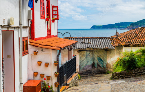 The town of Tazones, Asturias Tourism, Villaviciosa photo