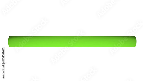 Free Download Horizontal green column roller. On isolated transparent background. - GFXLoad