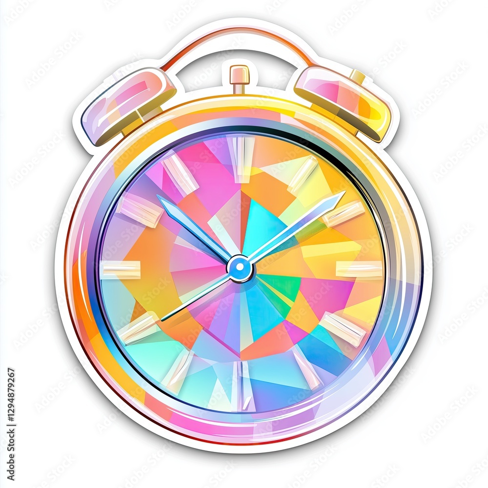 contour-cut sticker Hour aesthetic quality of the beautiful, 3d rendering, design sticker, vector art sticker, high resolution, detailed, on white background generated AI contour-cut sticker Hour aesthetic quality of the beautiful, 3d rendering, design sticker, vector art sticker, high resolution, detailed, on white background generated AI