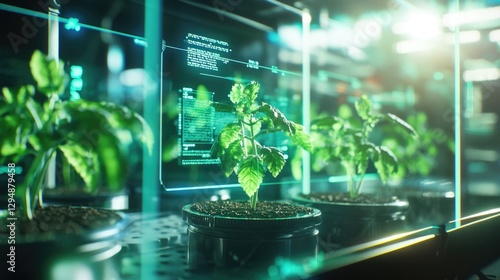 Futuristic Greenhouse: Smart Growth of Plants with Digital Interface