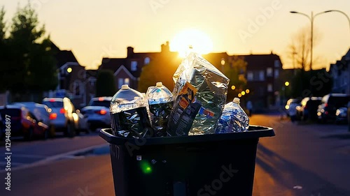 garbage in the city