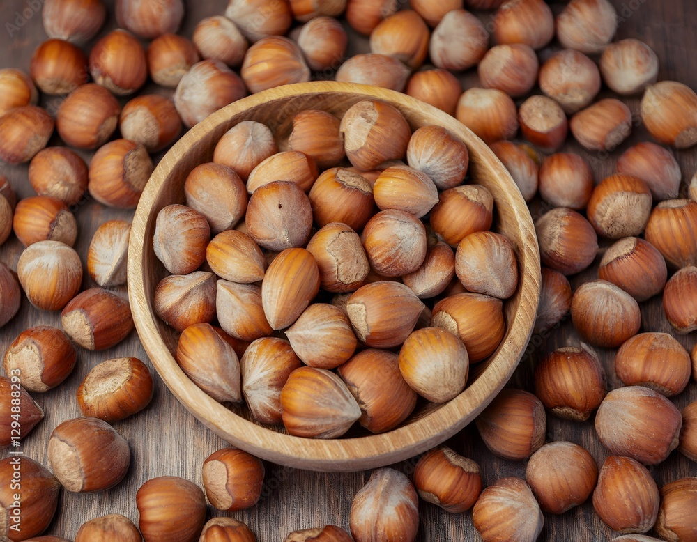 Macro Shot of Whole Hazelnuts – Nutritious and Tasty Macro Shot of Whole Hazelnuts – Nutritious and Tasty