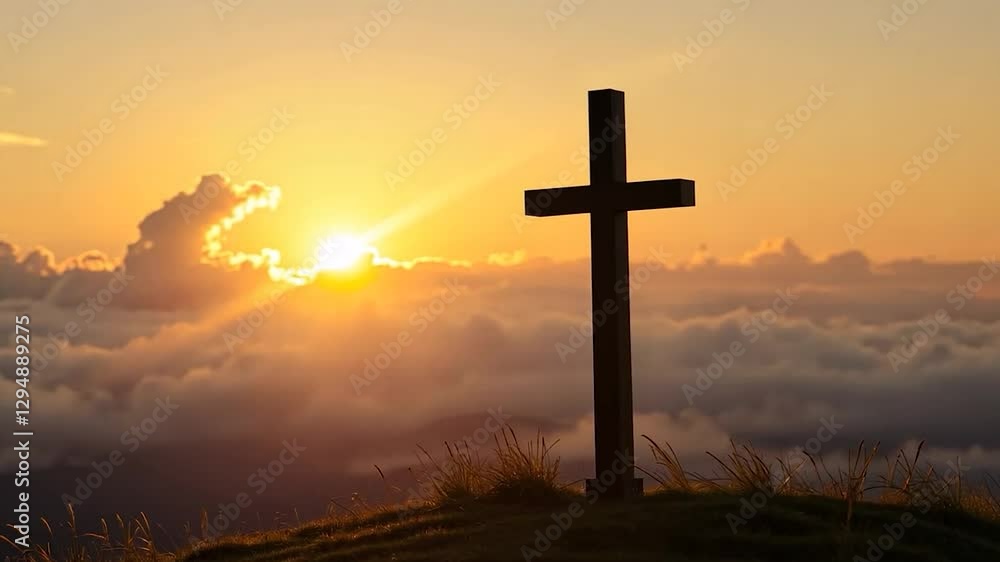 Sunrise Cross: A Majestic View of Faith and Hope Sunrise Cross: A Majestic View of Faith and Hope