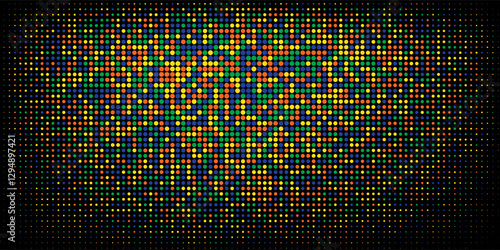 Multicolored dot background. vector