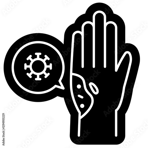 Infection Virus solid icon