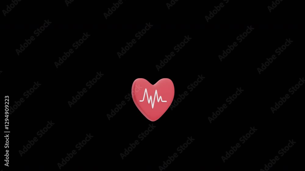 3D Animation of Health Rate 3D Animation of Health Rate