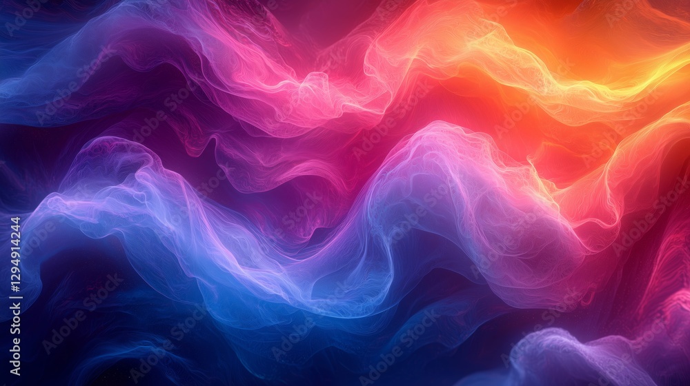 Vibrant Neon Gradient with Electric Blue and Magenta Glow Vibrant Neon Gradient with Electric Blue and Magenta Glow