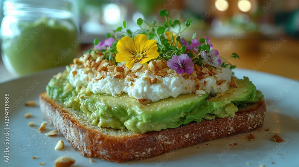 Artisanal avocado toast a rustic delight for food lovers Artisanal avocado toast a rustic delight for food lovers