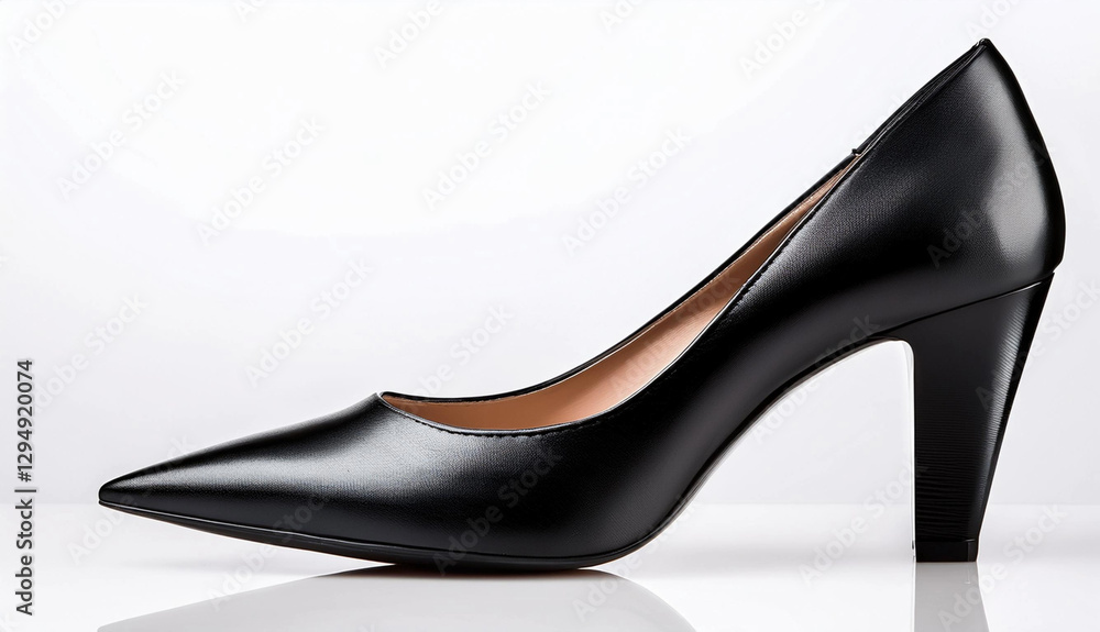 Obraz premium Classic Black Leather Pumps