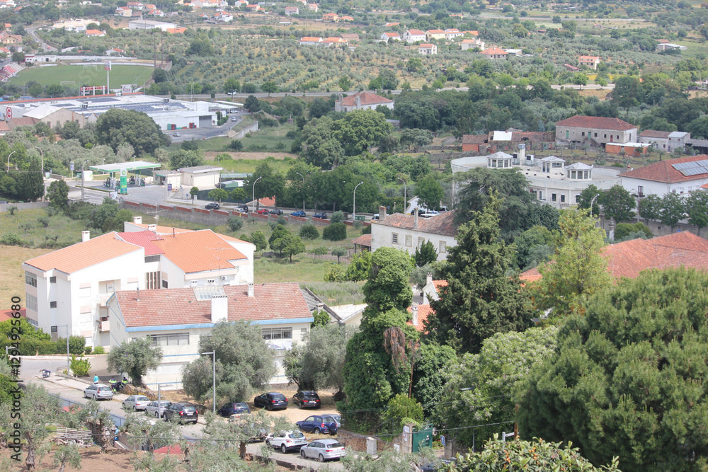 Fototapeta premium Castelo Branco, Beira Baixa, Portugal, May 14, 2024, Views from Castelo Branco