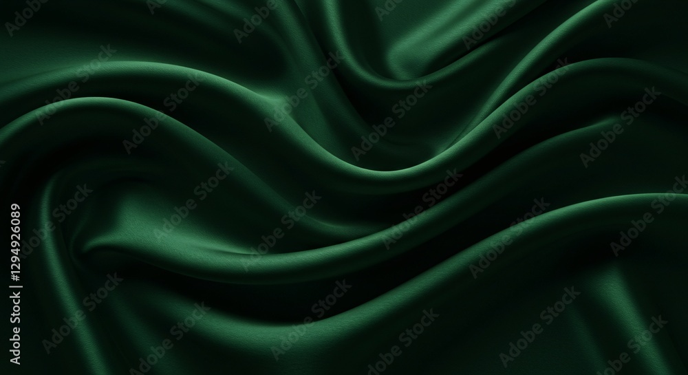 Fototapeta premium Luxurious silk fabric texture with elegant folds and soft lighting