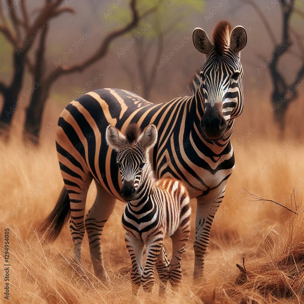 Obraz premium zebra in the wild