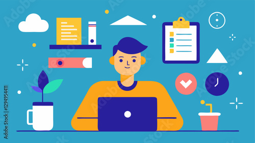 These descriptions provide a range of activities and settings for a freelance illustrator engaged in digital projects.