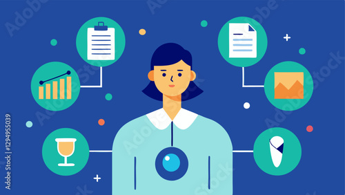 These illustrations can collectively convey the important role of genetic data analysts in personalizing healthcare through visual storytelling.
