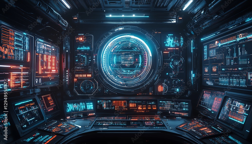 Advanced AIdriven futuristic interface Advanced AIdriven futuristic interface