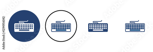 Keyboard icon vector. keyboard vector symbol