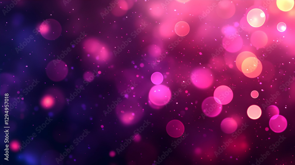 Pink purple bokeh lights, dark background, abstract Pink purple bokeh lights, dark background, abstract