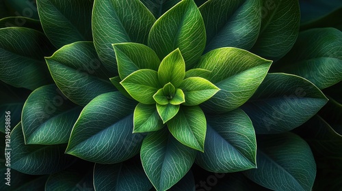Close-up view of vibrant green succulent plants showcasing intricate leaf patterns and textures
