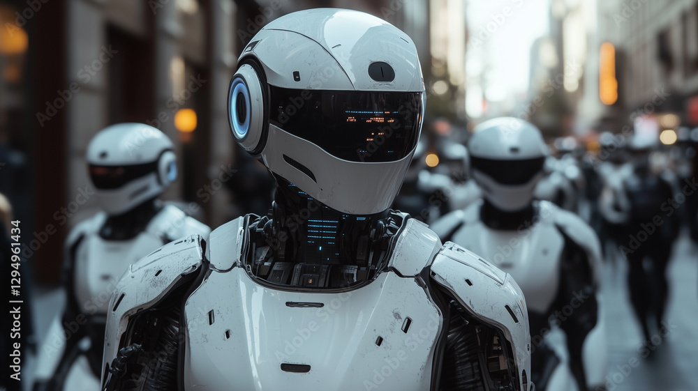 Advanced Robots on the Streets of Futuristic Cities Advanced Robots on the Streets of Futuristic Cities