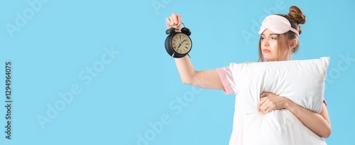 Displeased young woman with...