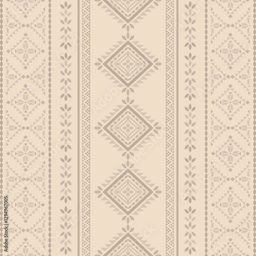 Southwest Aztec geometric Native American Mexican Navajo tribal ethnic boho indian texture ornament seamless pattern fabric colorful design vector for woven textile printing blanket rug carpet fashion