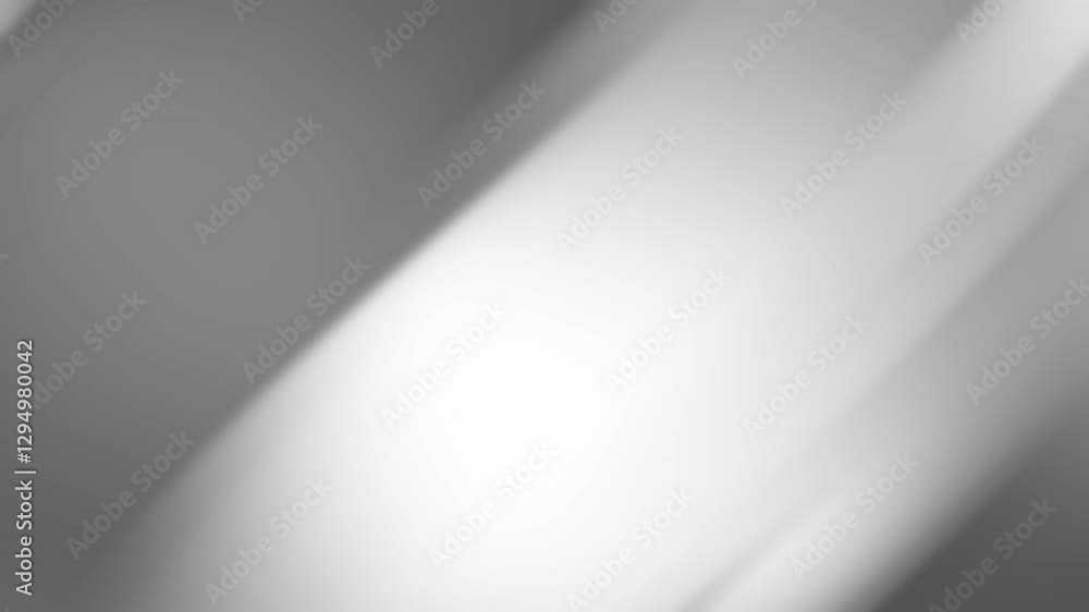 Dark silver metallic gradient in white and grey abstract background. Suitable for modern designs, technology concepts, sleek presentations, and minimalist themes.