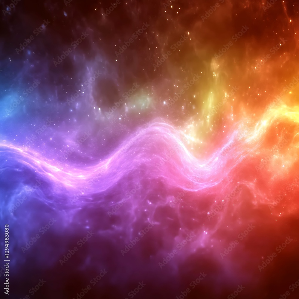 Cosmic Nebula, Energy Flow, Space Background, Design Element Cosmic Nebula, Energy Flow, Space Background, Design Element