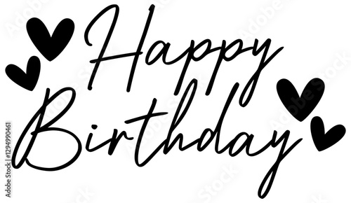 Happy Birthday | HBD Hearts | Celebratory Milestone