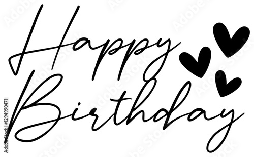 Happy Birthday | HBD Hearts | Celebratory Milestone