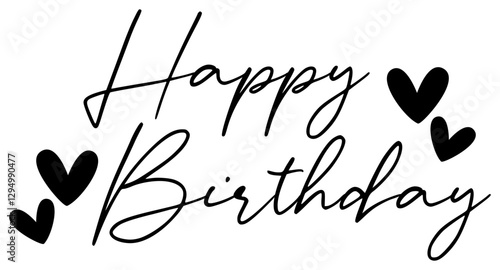 Happy Birthday | HBD Hearts | Celebratory Milestone