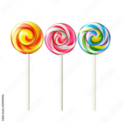 Wallpaper Mural lollipops on transparent background Torontodigital.ca
