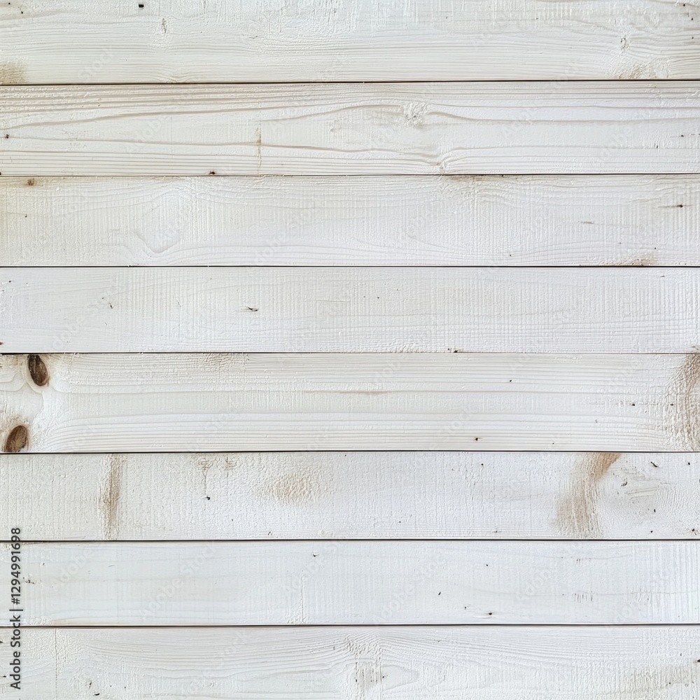 Naklejka premium Rustic white wooden planks background with subtle texture and natural tones