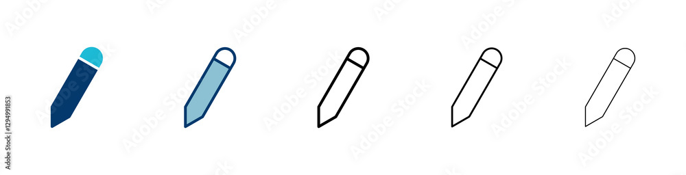 Pencil icon vector isolated on white background. Pencil vector icon Pencil icon vector isolated on white background. Pencil vector icon