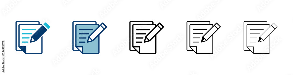 Note icon vector isolated on white background. Taking note icon vector. Edit line icon. Document write. Content writing Note icon vector isolated on white background. Taking note icon vector. Edit line icon. Document write. Content writing
