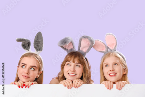 Young girls with Easter bun...
