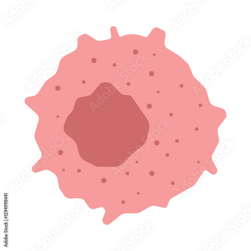 cancer cell colored icon