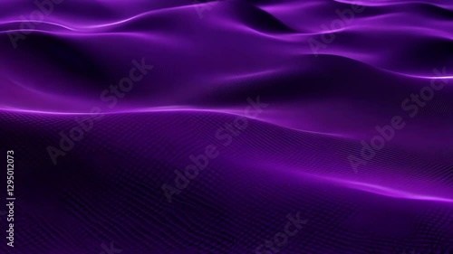Wallpaper Mural Enchanting Purple Velvet Mesh Grid: Seamless Animated Waves Background for Video Creation Torontodigital.ca