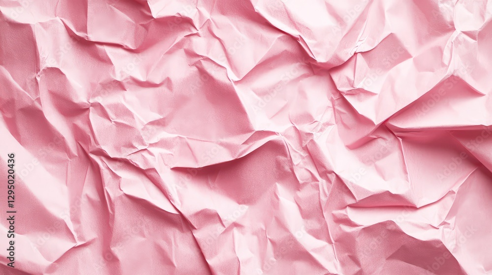 Light pink crinkled paper texture with soft shadows, offering clear space for text or design elements. Light pink crinkled paper texture with soft shadows, offering clear space for text or design elements.