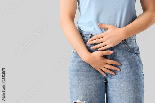 Young woman suffering from ...