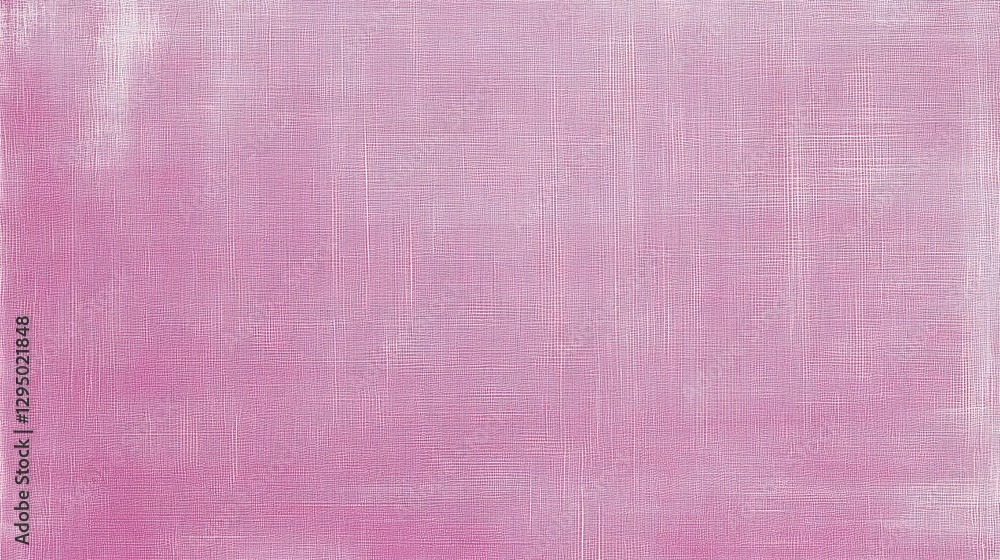 Fototapeta premium Subtle pink wallpaper with a textured linen effect, offering plenty of clear space around for creative use.